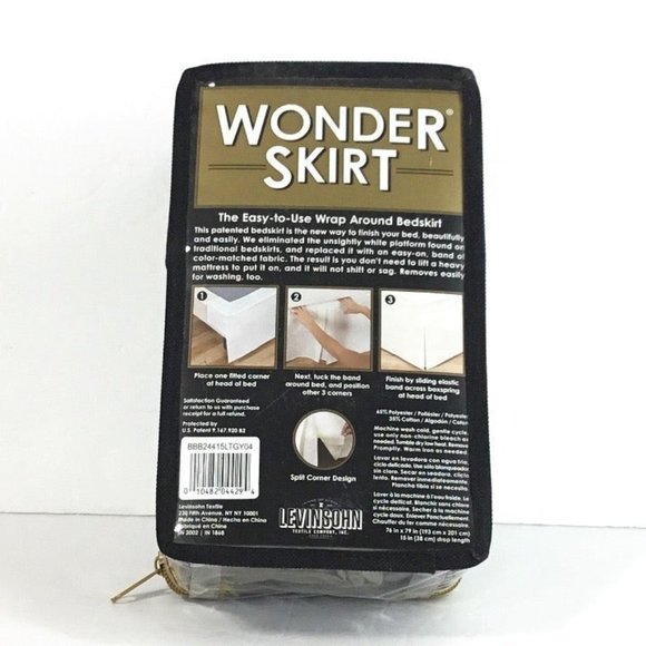 Wonder Skirt Wrap-Around Bed Skirt - Picture 7 of 12